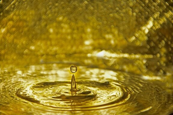 water drop on body of water